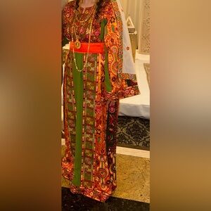 Vibrant Multicolor Traditional Dress